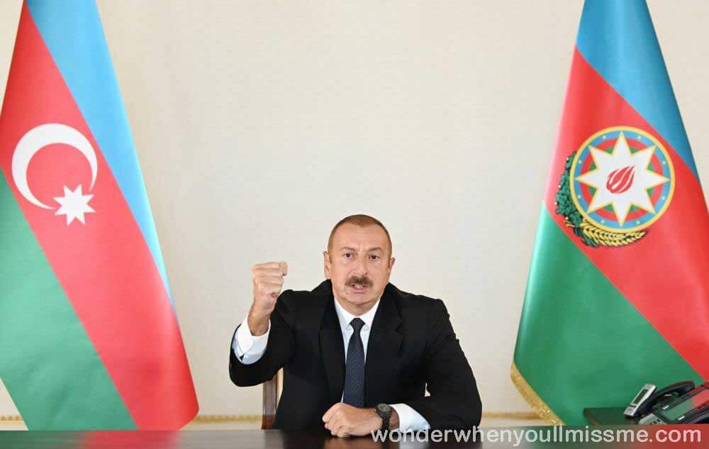 Ilham Aliyev ประธานาธิบดีอาเซอร์ไบจาน กล่าวเมื่อวันอาทิตย์ที่ผ่านมาว่า กองกำลังของประเทศของเขาได้เตรียมที่จะเข้ายืดเมืองชูชาซึ่งเป็นเมือง