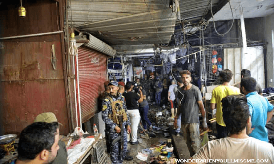 Baghdad bombing มือระเบิดฆ่าตัวตายสังหารประชาชนอย่างน้อย 35 คน และบาดเจ็บหลายสิบคนในตลาดที่มีผู้คนหนาแน่นในกรุงแบกแดด